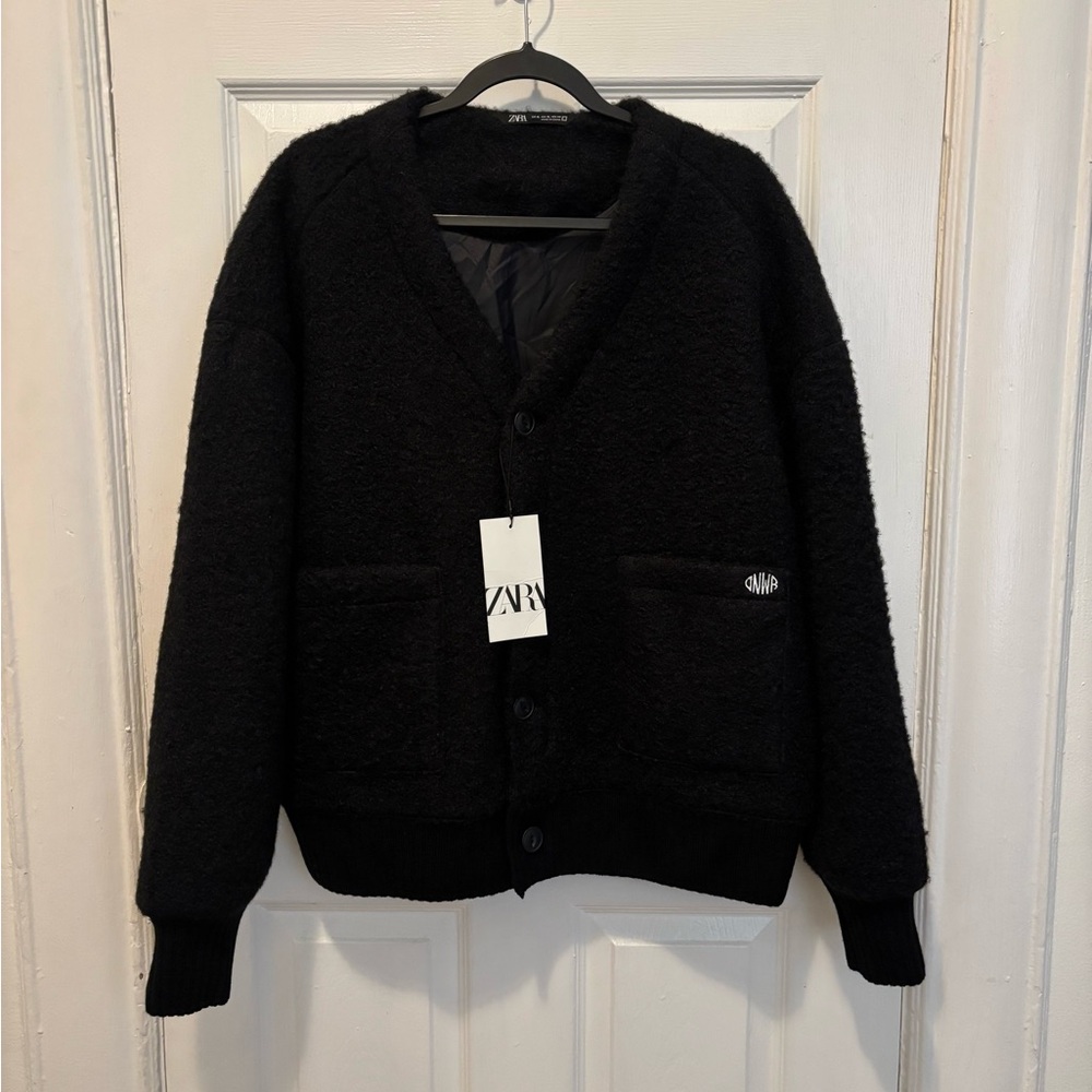 Zara Men’s Textured Boucle Jacket Size XL - NWT